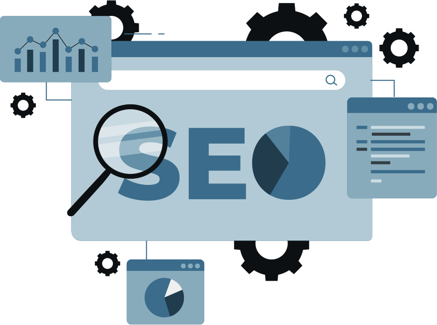 A hero image representing SEO.